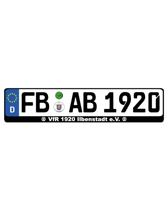 Kennzeichenhalter Kalden (2er Set)