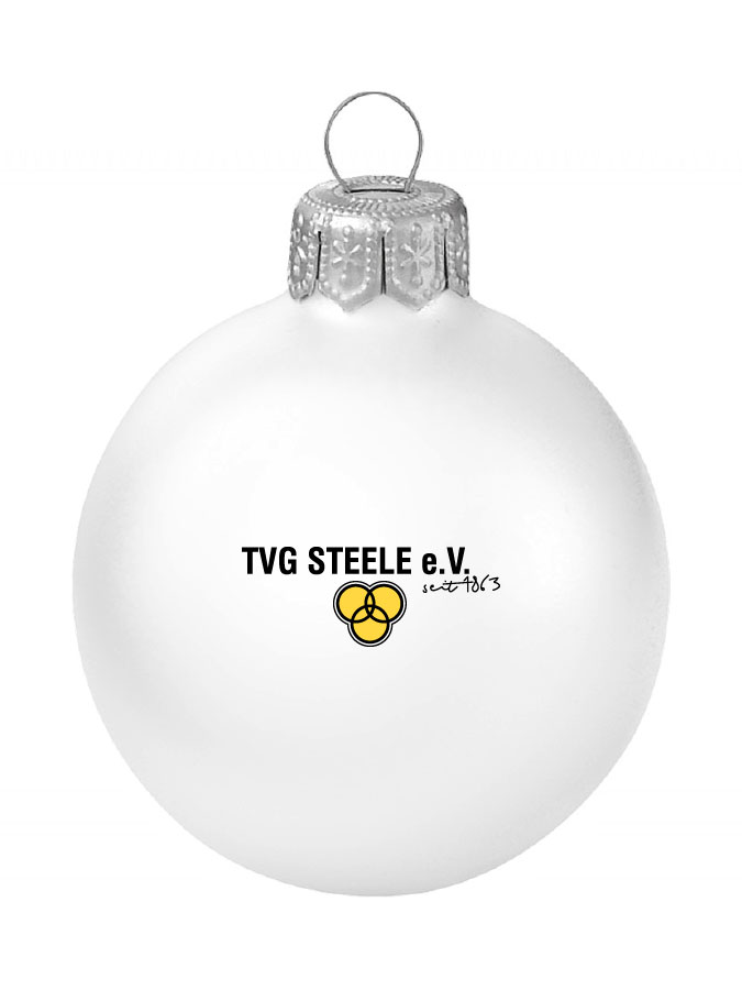 Weihnachtskugel Logo 8cm