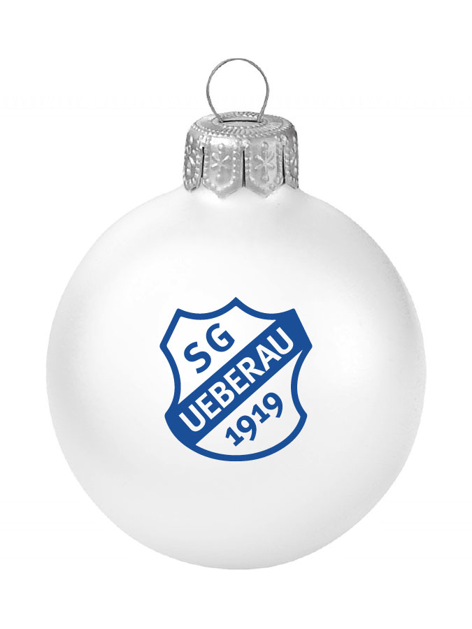 Weihnachtskugel Logo 8cm