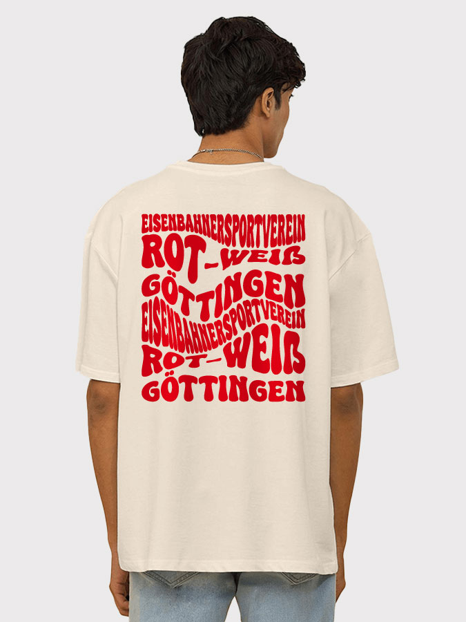 T-Shirt Oversized Wavy Herren
