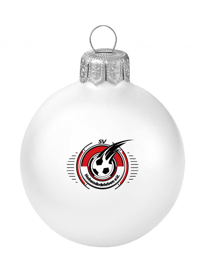 Weihnachtskugel Logo 8cm