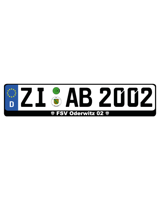 Kennzeichenhalter Kalden (2er Set)