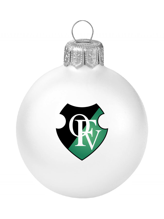 Weihnachtskugel Logo 8cm