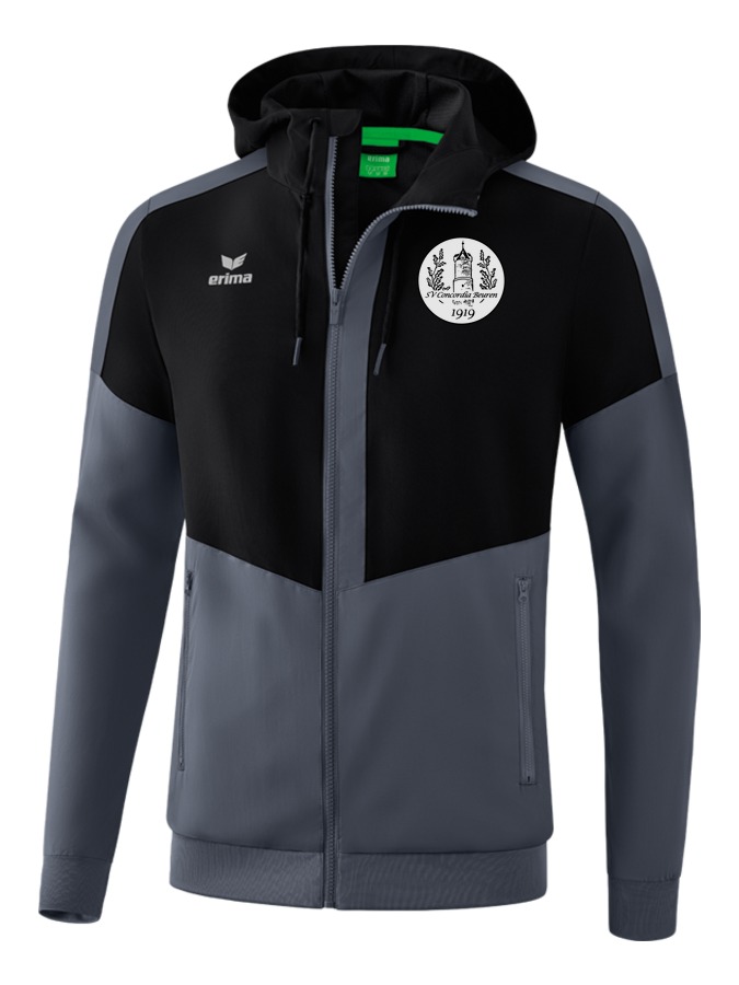 Erima Squad Tracktop Jacke mit Kapuze