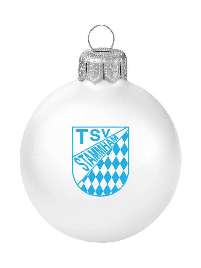 Weihnachtskugel Logo 8cm