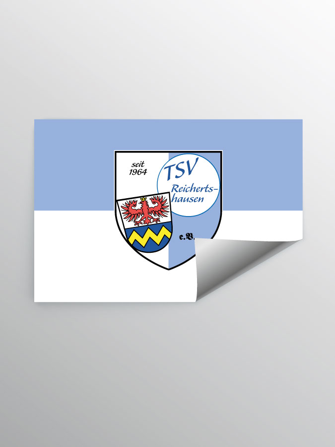 Aufkleber DIN A7 Logo