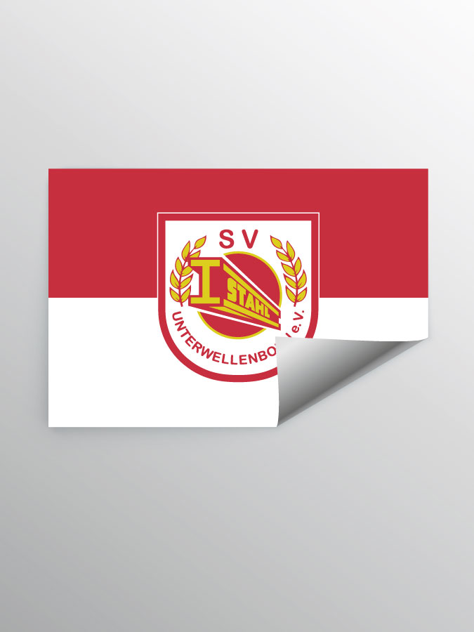 Aufkleber DIN A7 Logo