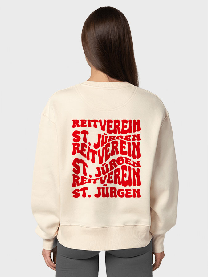 Oversized Sweater Wavy Damen