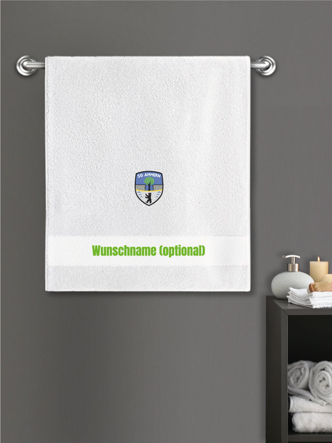 Badehandtuch Team Sticklogo
