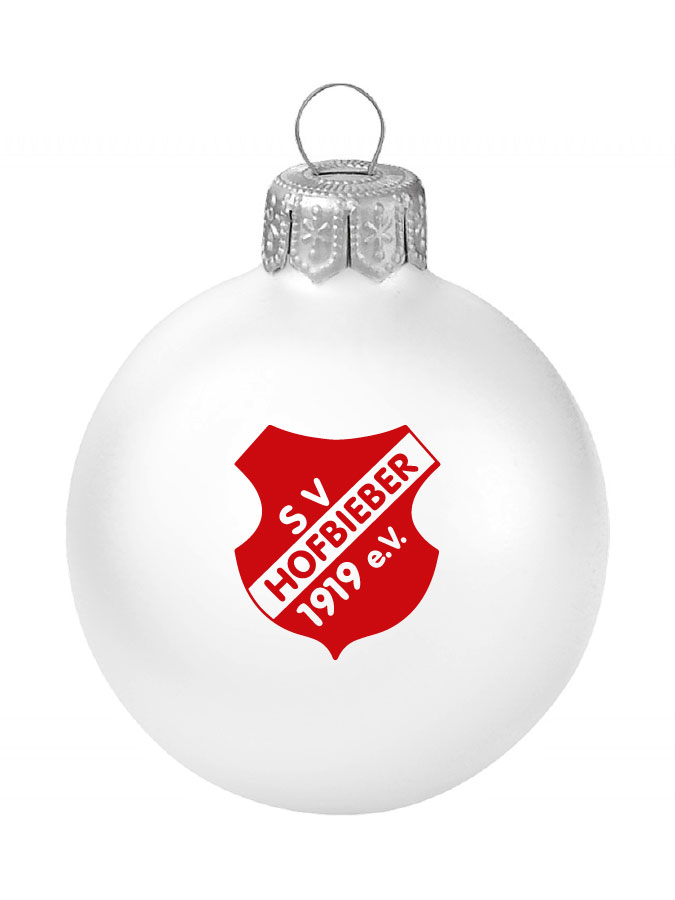 Weihnachtskugel Logo 8cm