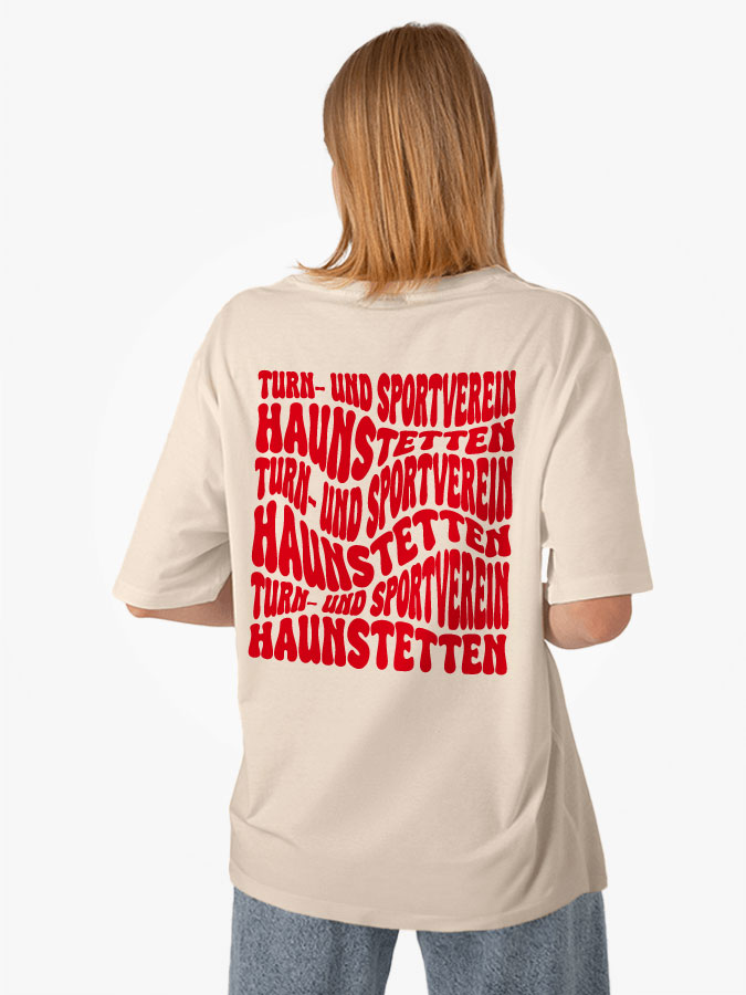 Oversized Shirt Wavy Damen