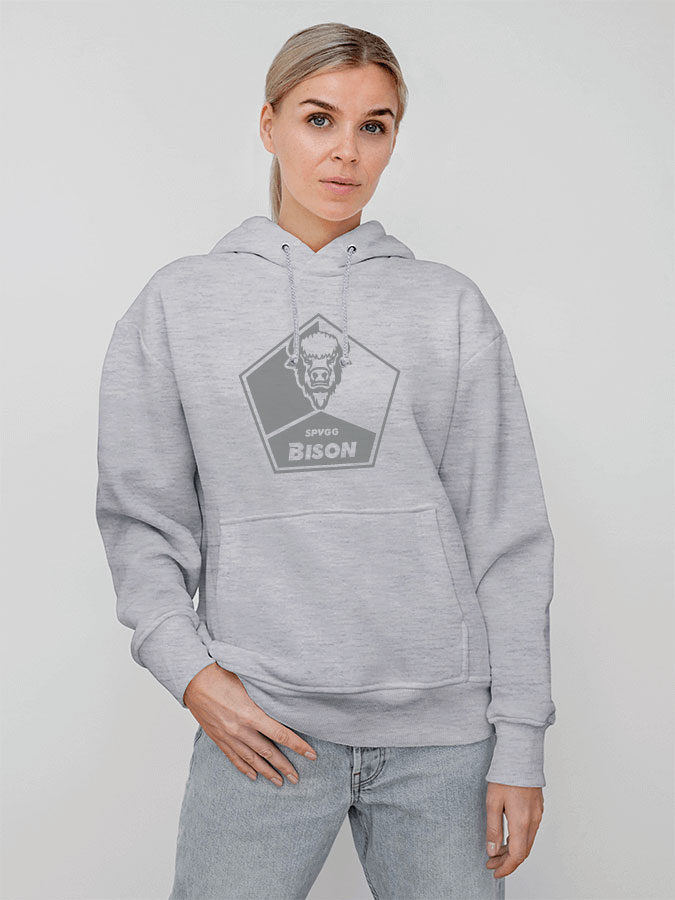 Hoodie All Grey Unisex