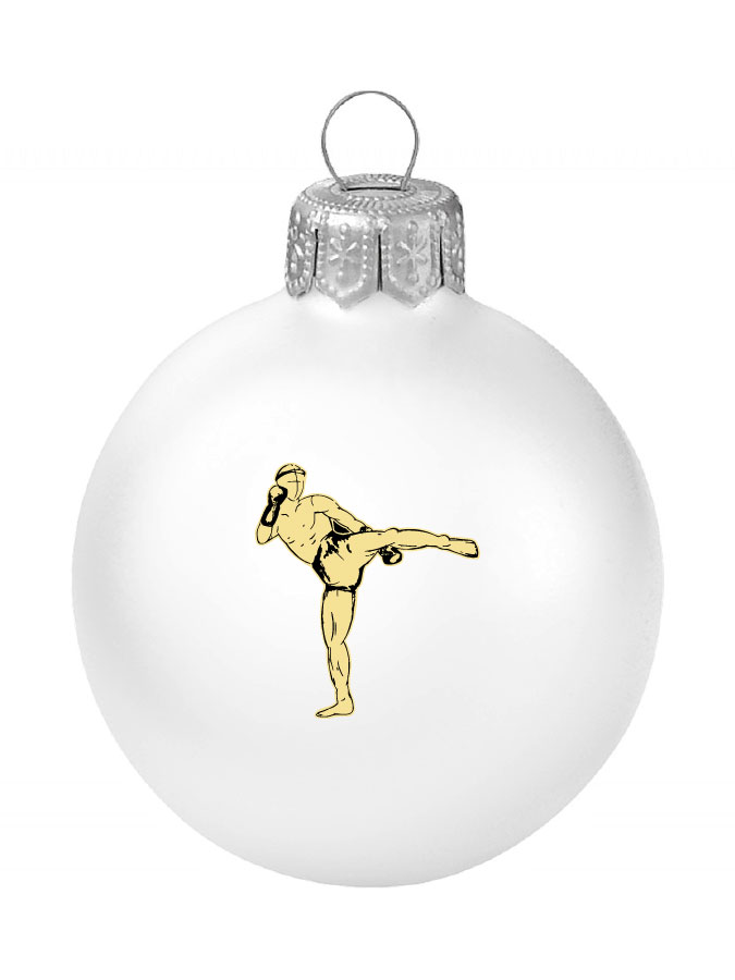 Weihnachtskugel Logo 8cm