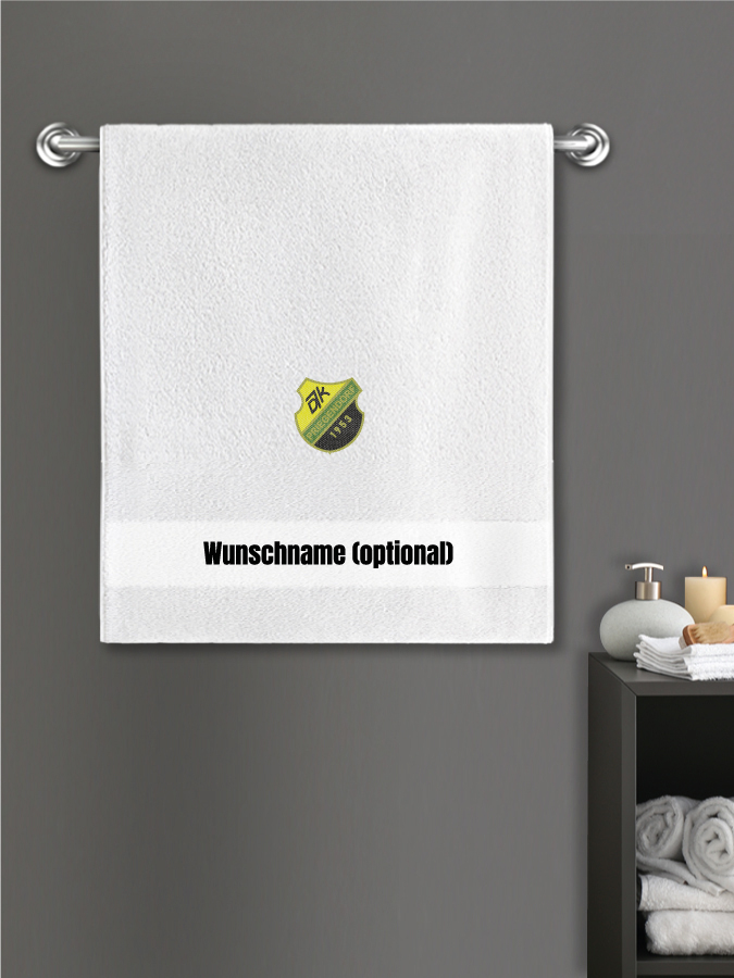 Badehandtuch Team Sticklogo
