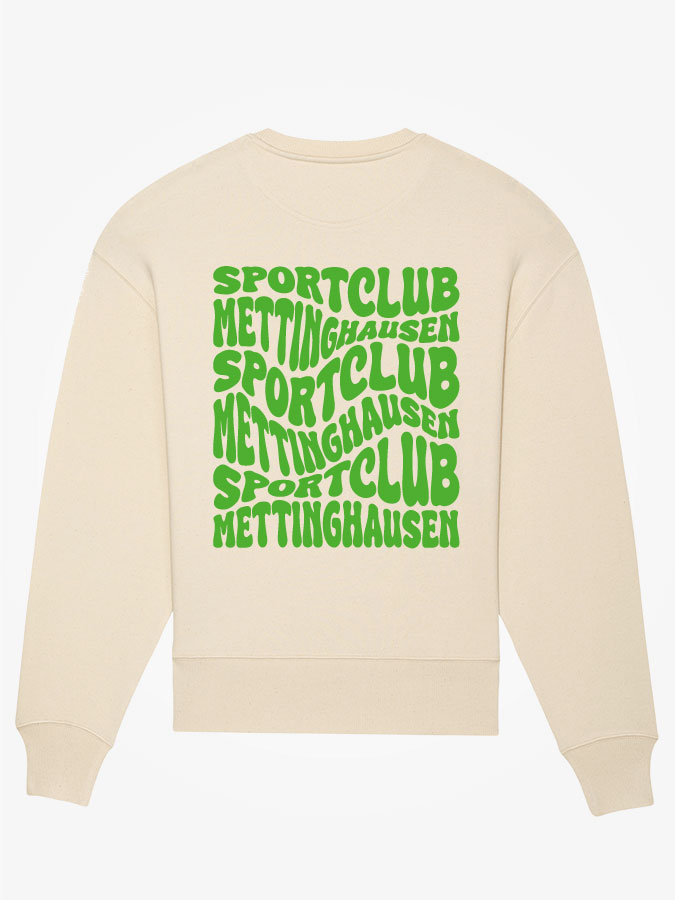Sweatshirt Oversized Wavy Herren