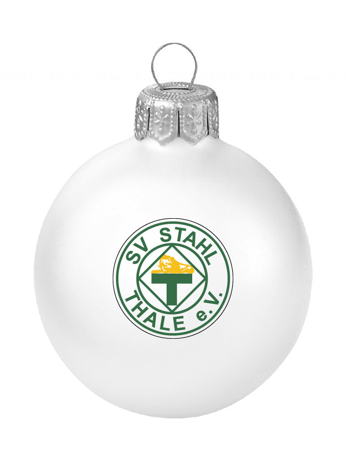 Weihnachtskugel Logo 8cm