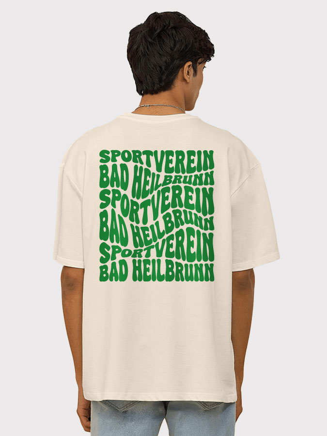 T-Shirt Oversized Wavy Herren