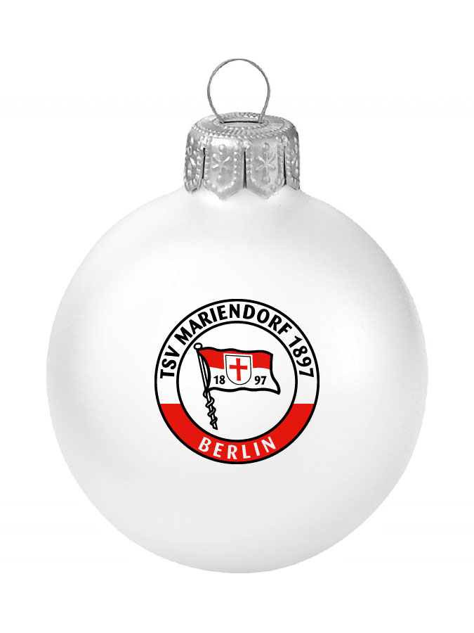 Weihnachtskugel Logo 8cm
