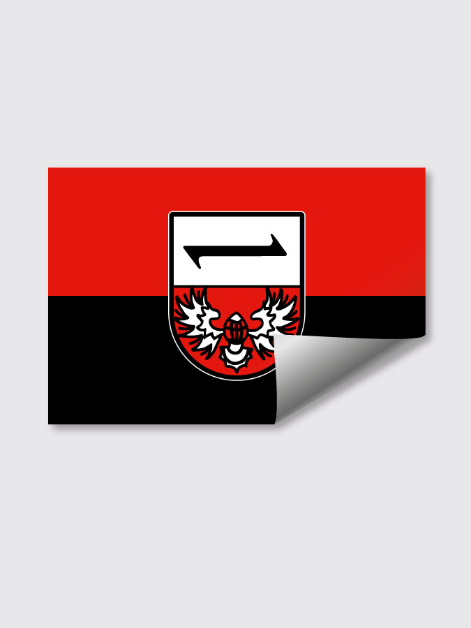 Aufkleber DIN A7 Logo