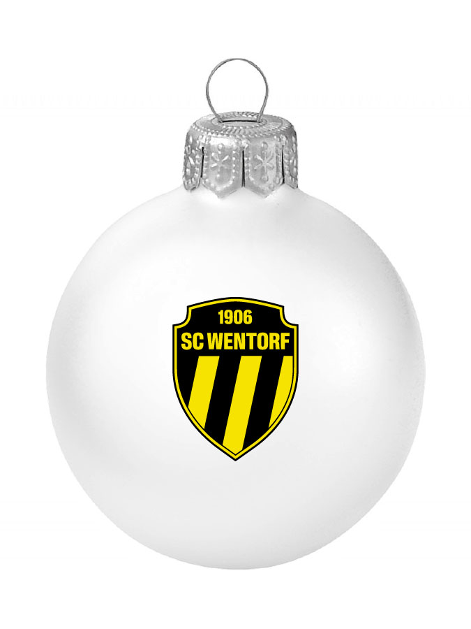 Weihnachtskugel Logo 8cm