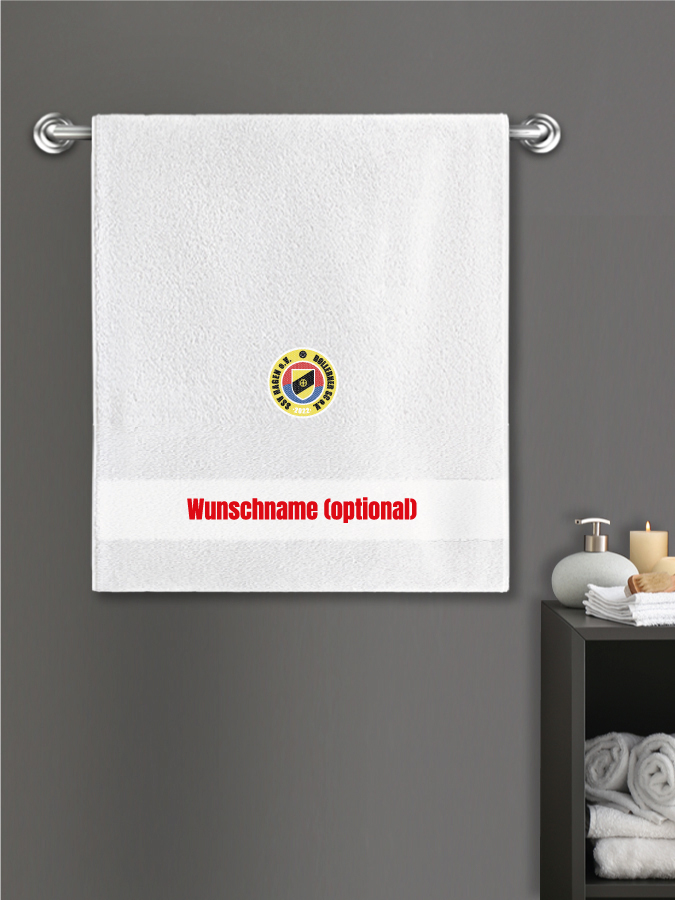 Badehandtuch Team Sticklogo