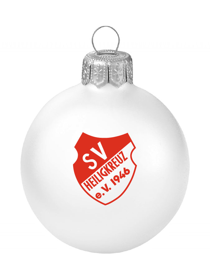 Weihnachtskugel Logo 8cm