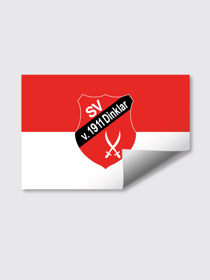 Aufkleber DIN A7 Logo