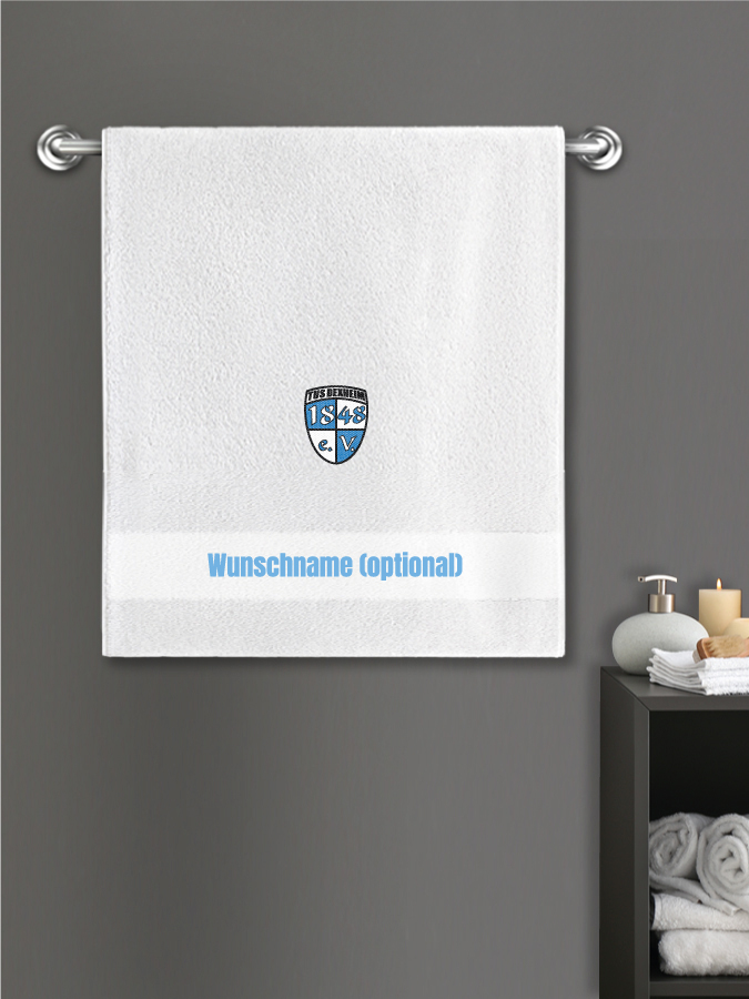 Badehandtuch Team Sticklogo