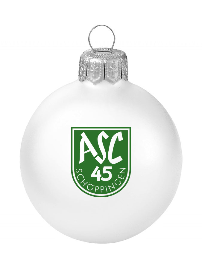 Weihnachtskugel Logo 8cm