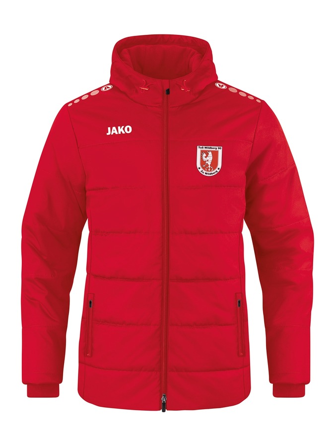 Jako Coachjacke Team mit Kapuze