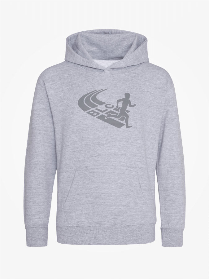 Hoodie All Grey Kids Unisex