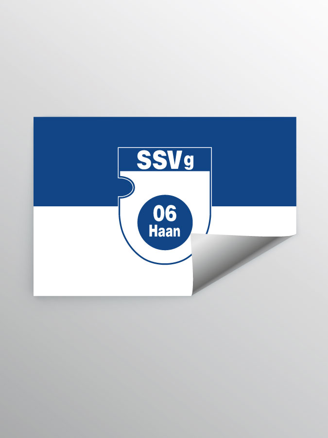 Aufkleber DIN A7 Logo