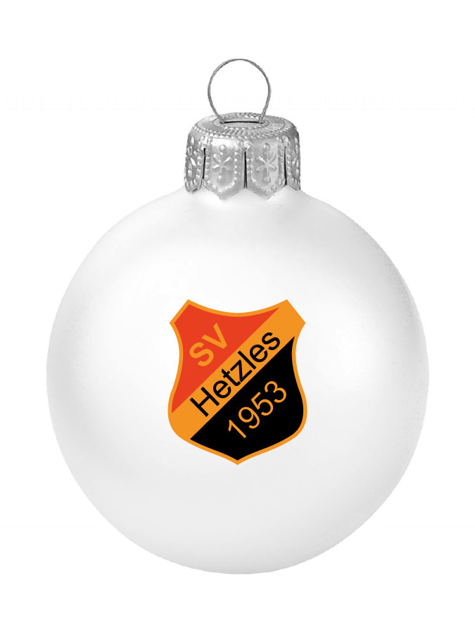 Weihnachtskugel Logo 8cm