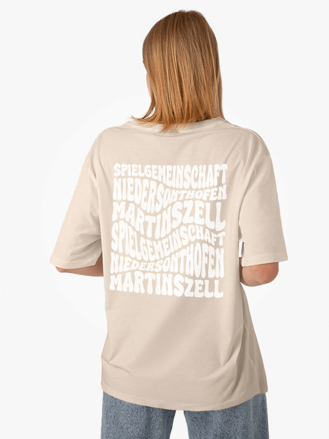 Oversized Shirt Wavy Damen
