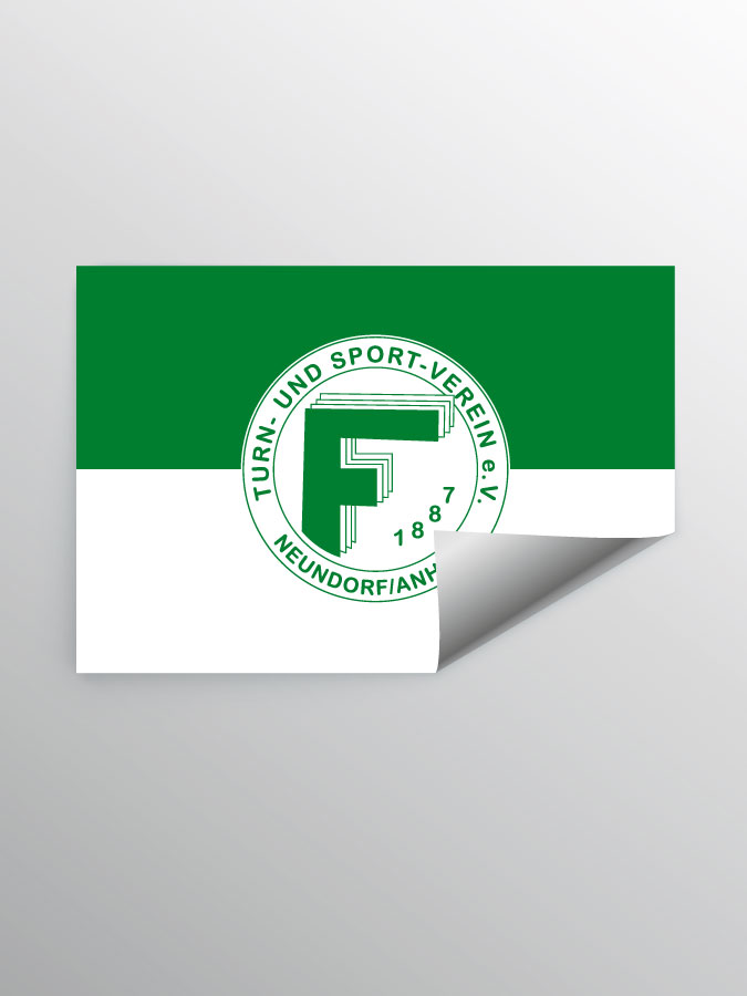 Aufkleber DIN A7 Logo