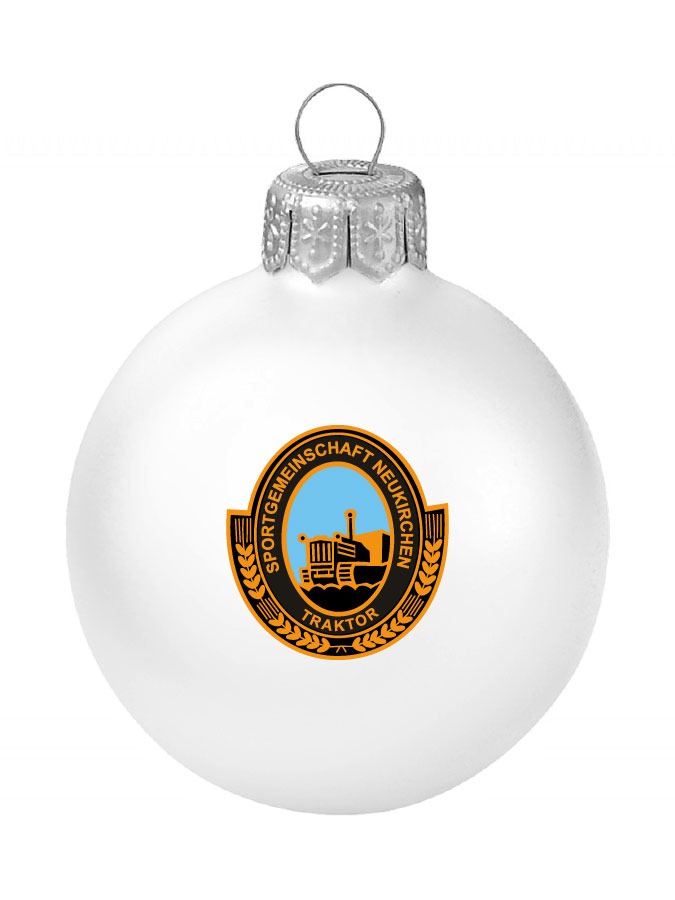Weihnachtskugel Logo 8cm
