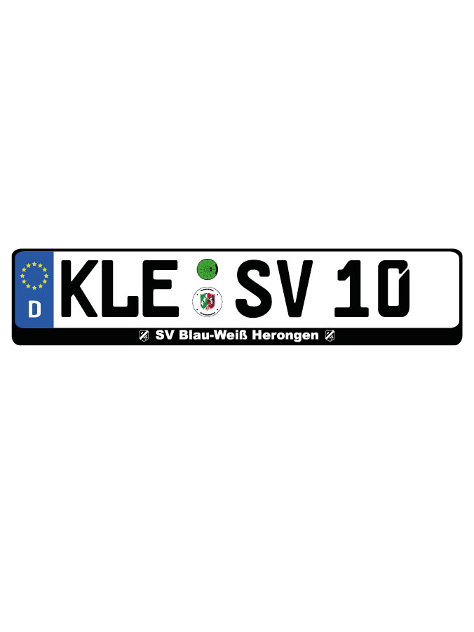 Kennzeichenhalter Kalden (2er Set)