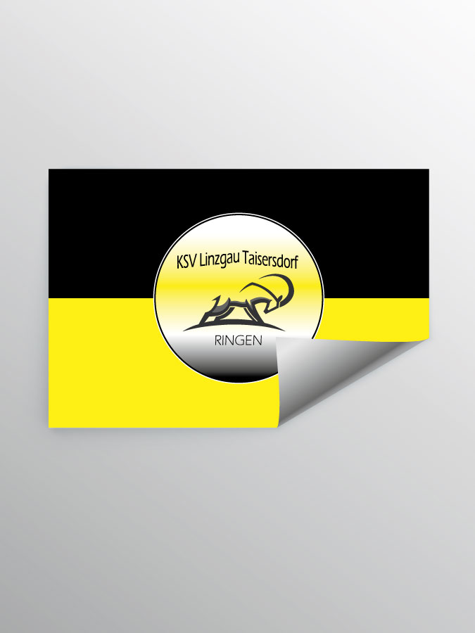 Aufkleber DIN A7 Logo