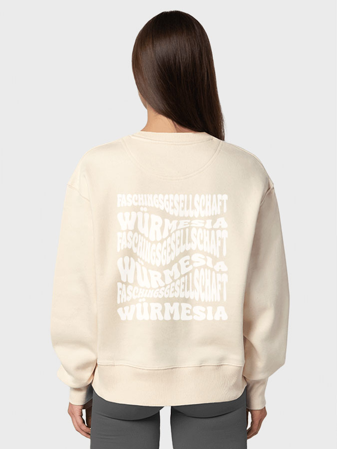 Oversized Sweater Wavy Damen