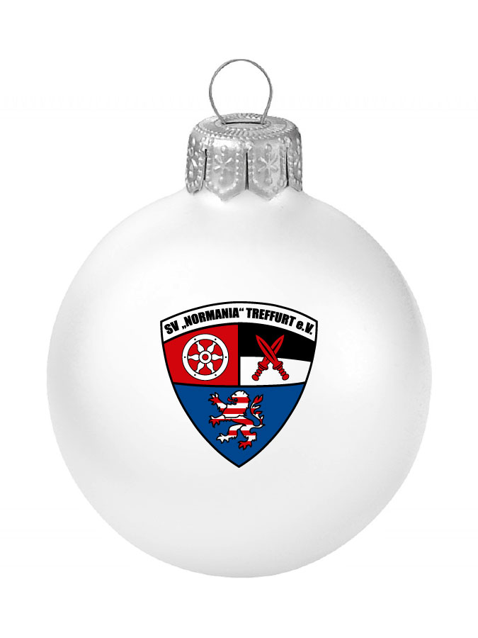 Weihnachtskugel Logo 8cm