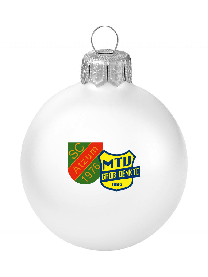 Weihnachtskugel Logo 8cm