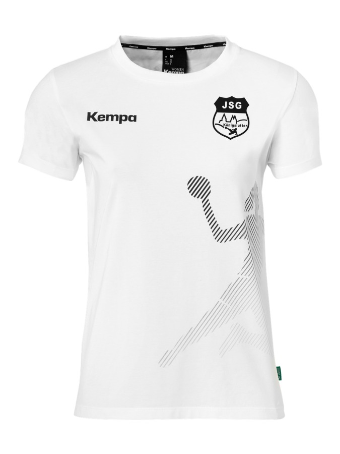 Kempa T-Shirt Black & White Damen