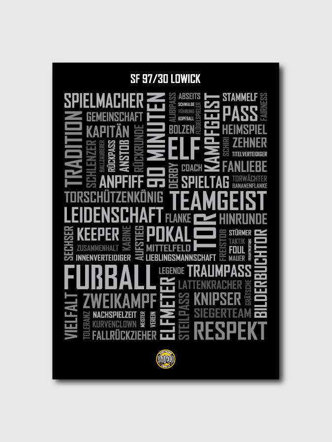 Wandposter Values