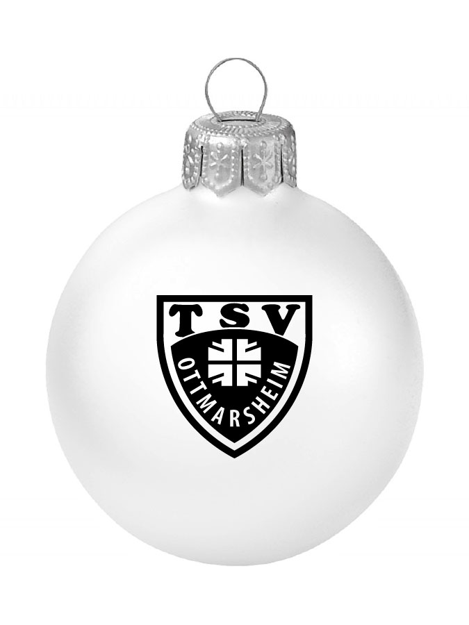 Weihnachtskugel Logo 8cm