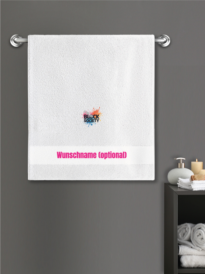 Badehandtuch Team Sticklogo