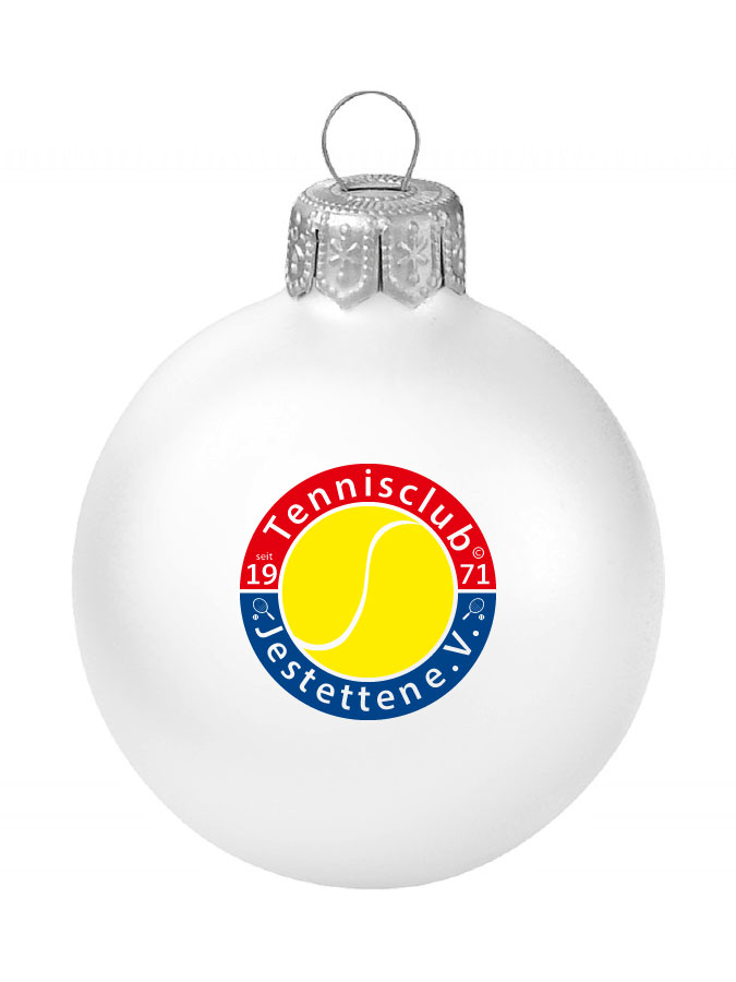 Weihnachtskugel Logo 8cm