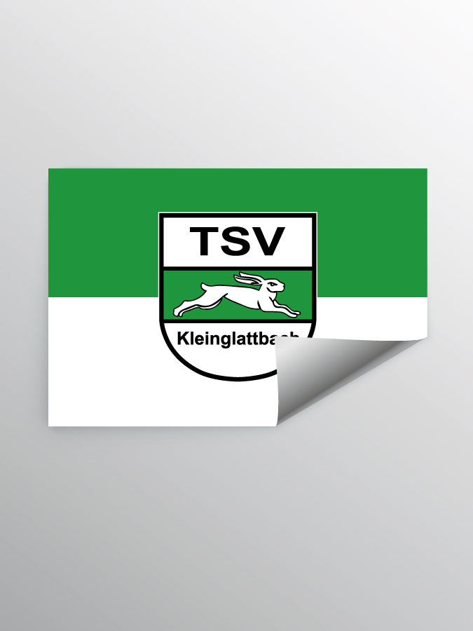 Aufkleber DIN A7 Logo
