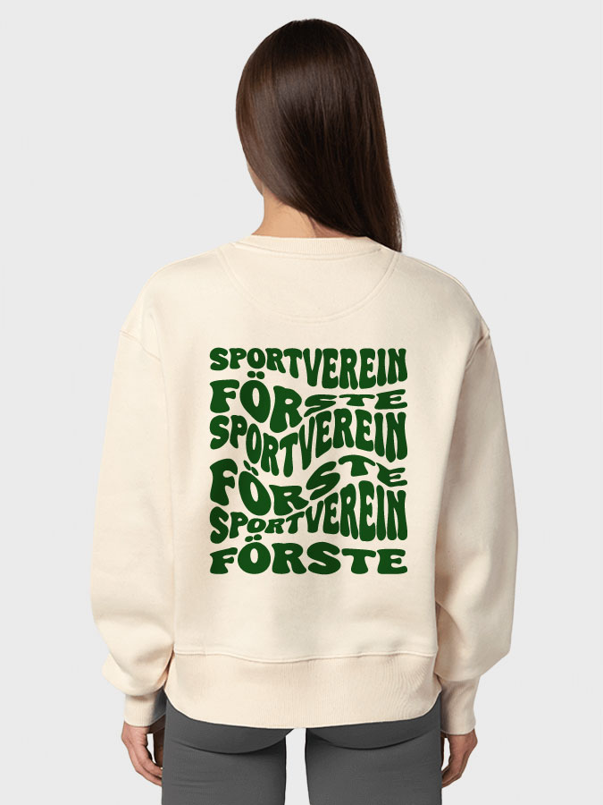 Oversized Sweater Wavy Damen