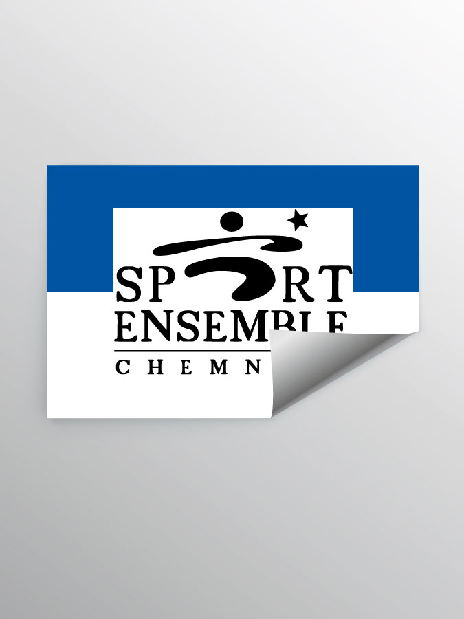 Aufkleber DIN A7 Logo