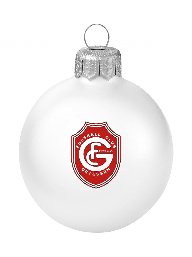 Weihnachtskugel Logo 8cm